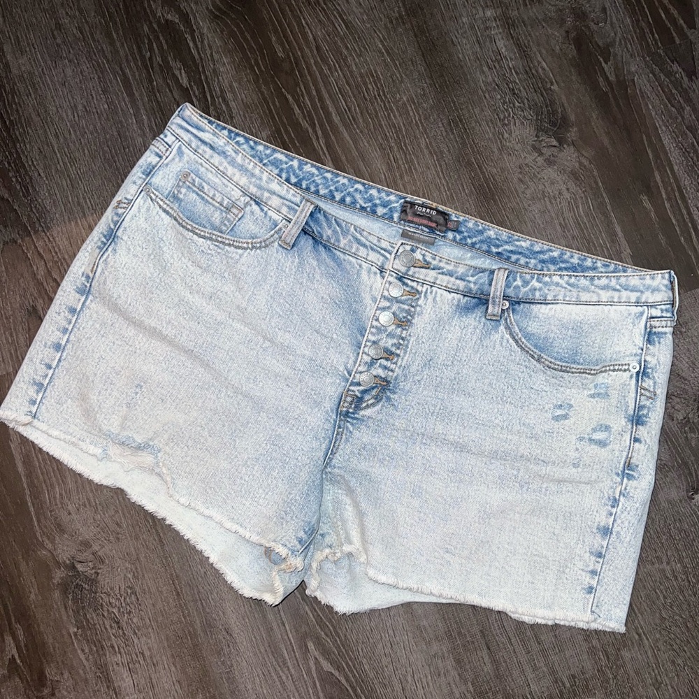 Torrid jean shorts